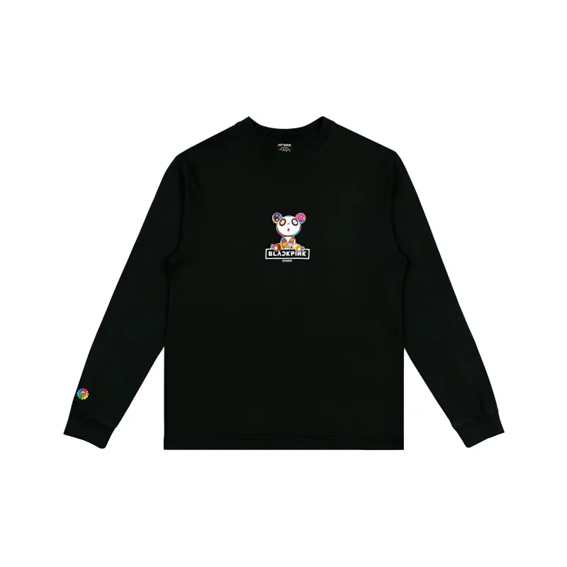 BLACKPINK X TAKASHI MURAKAMI Collaboration SS24 T Shirt Unisex Black-0