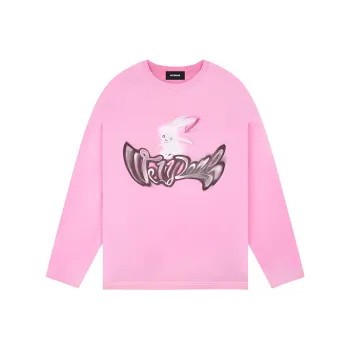 WE11DONE SS23 Sweatshirt Unisex Pink