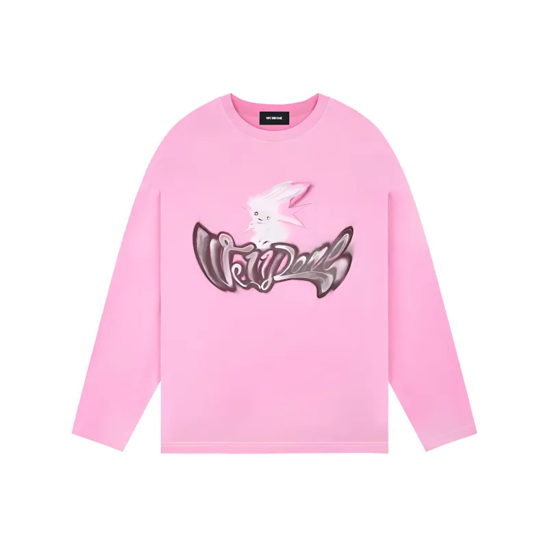 WE11DONE SS23 Sweatshirt Unisex Pink-0