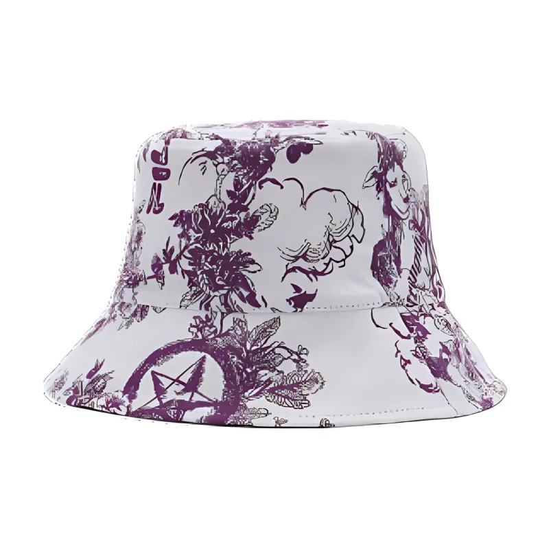 FILA   Bucket Hats Women's Light Beige White-2