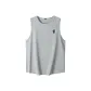 [Quick-Dry Antibacterial Tank Top]Light Gray (Chest Logo with "Ma Coconut Tree" Text)