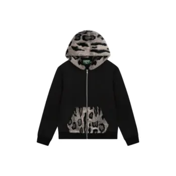Denim Tears Panther Print Fur Hoodie