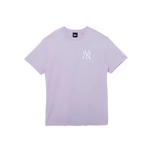 New Era T Shirts Unisex Light Purple