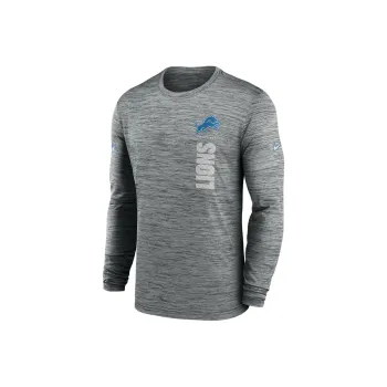 Nike Detroit Lions Sideline Velocity Men's Nike Dri FIT Nfl Long Sleeve T Shirt