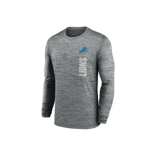 Nike Detroit Lions Sideline Velocity Men's Nike Dri FIT Nfl Long Sleeve T Shirt