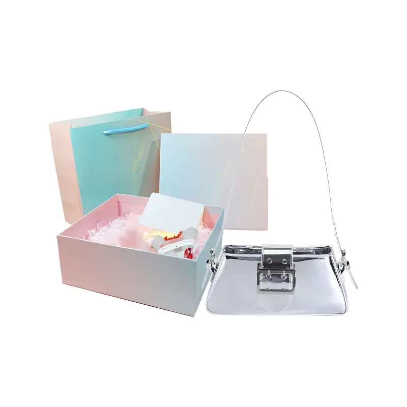 NOMK PU Leather Small Square Bag Shoulder Bag, Baguette Bag Shoulder Bag Medium Size Women's Silver-6