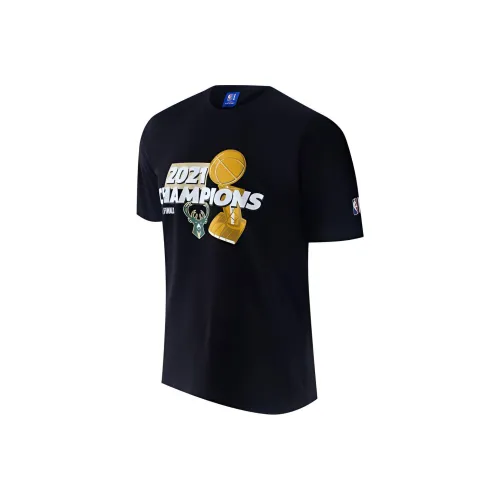 NBA Set in Sleeve T Shirt Men's Black