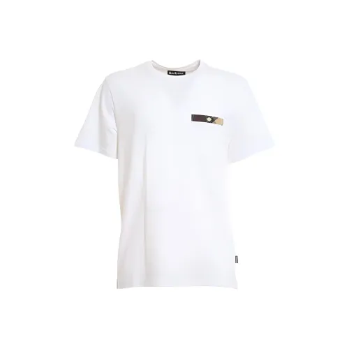 BARBOUR Chest pocket Crew neck T shirt