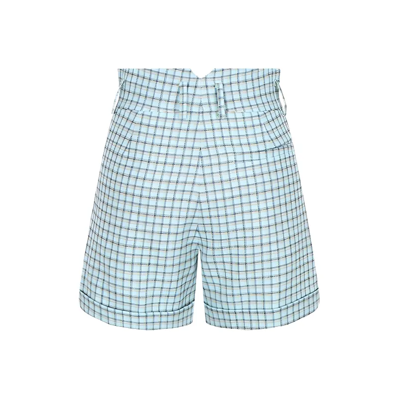 DEGAIA Casual Shorts Women's Green-1