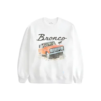 Hollister Sweatshirts Unisex White