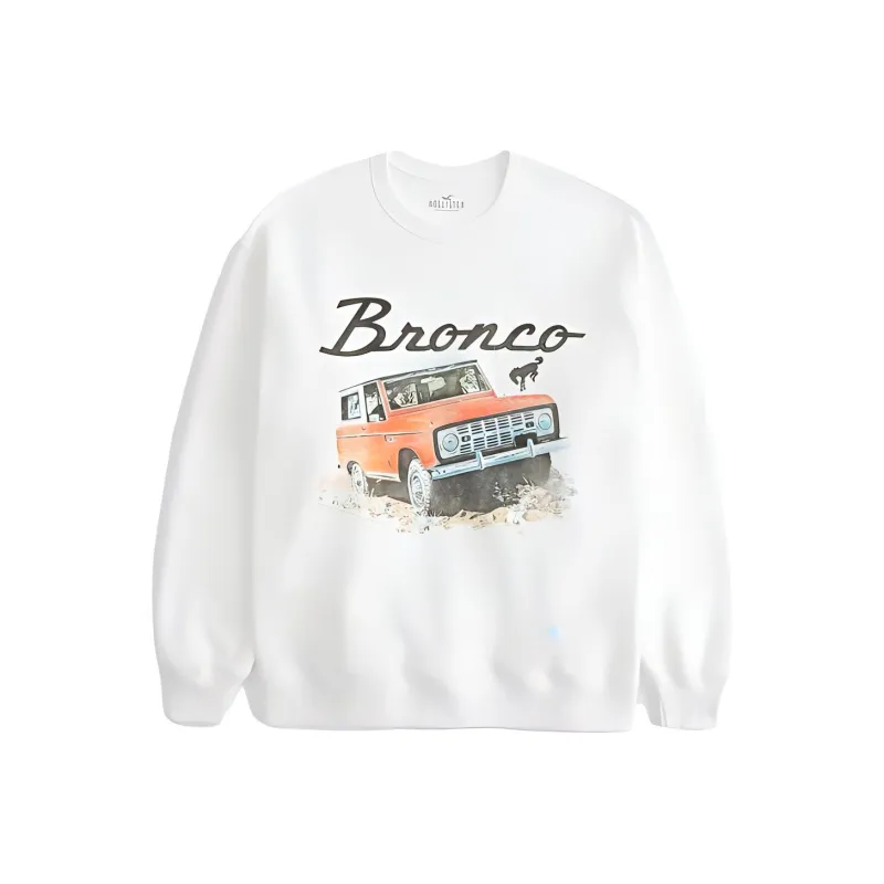 Hollister Sweatshirts Unisex White-0