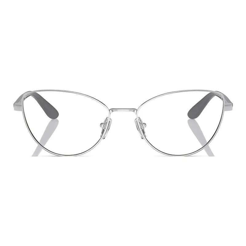 VOGUE Metal Cat Eye Eyeglass Frames Men's Black-1