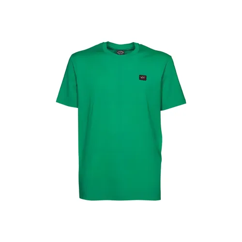 Paul & Shark Logo patch Crew Neck T shirt