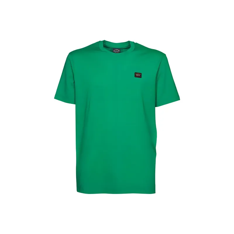 Paul & Shark Logo patch Crew Neck T shirt-0