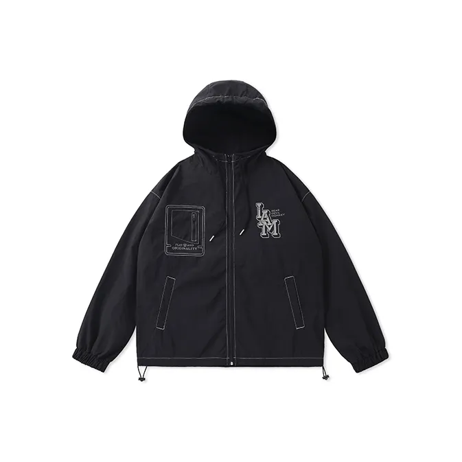 LAMLICKA Jackets Unisex Black-0
