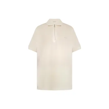 Moncler Zip Up Polo Shirt