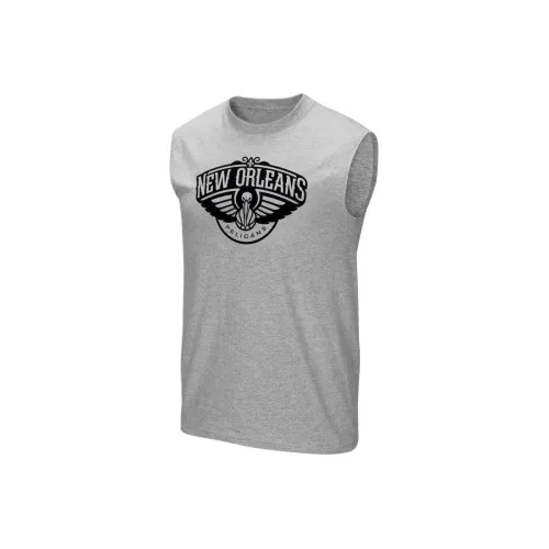 NBA New Orleans Pelicans Tank Tops Men's Gray