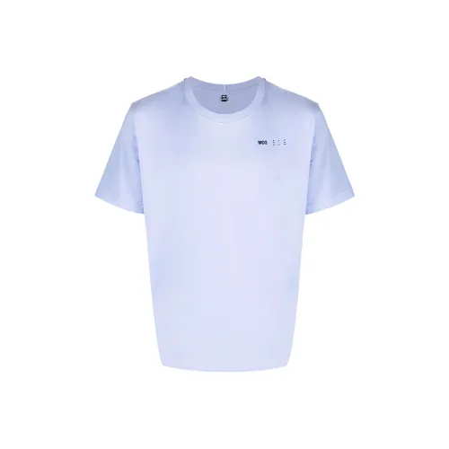 Alexander McQueen 92 Logo Polo T Shirts Men Blue