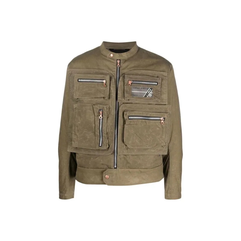 DIESEL Jackets Men Brown-0