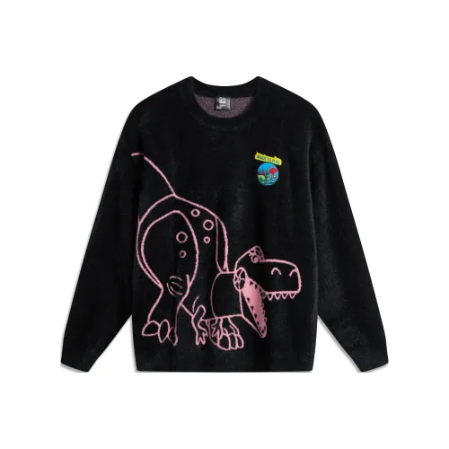 LiNing x Disney Sports Life Collection Knitwear Unisex Black