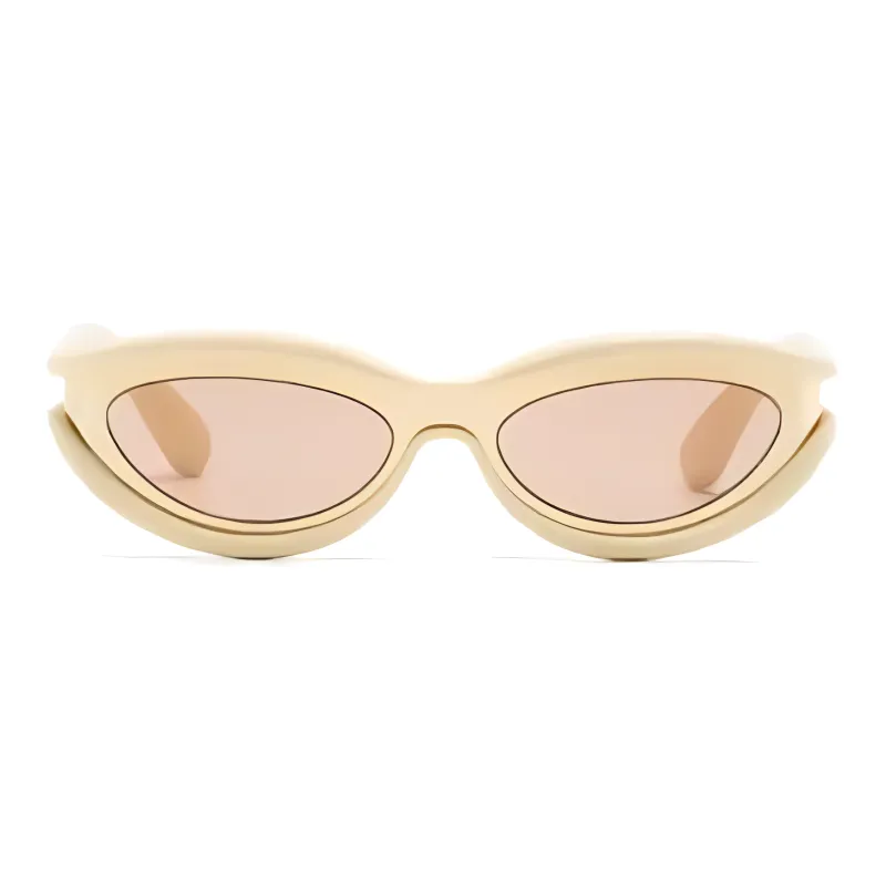 Bottega Veneta Shield Wrap Sunglasses-0