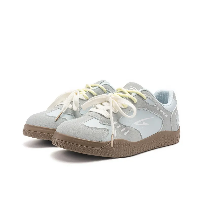 DEERWAY Height Increasing, Abrasion Resistant, Lightweight, And Breathable Low Top Casual Shoes Women's Light Blue-1