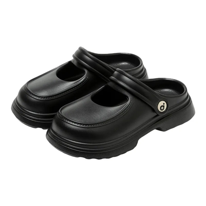 POSEE Clogs White, Black, Coffee-5