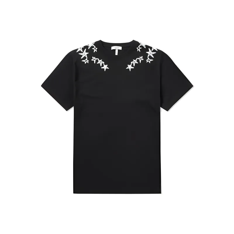 Valentino T Shirts Men Black-0