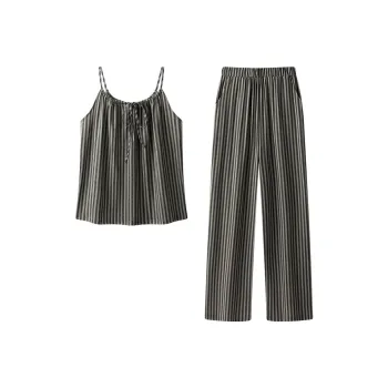 Gongdie Pajama Set Women's Gray