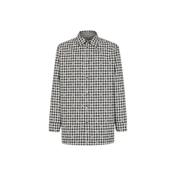 FENDI Reversible Monogram Checked Overshirt