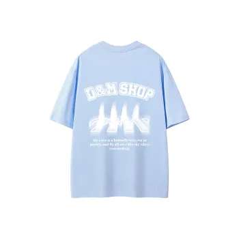 D&W T Shirts Unisex Sky Blue