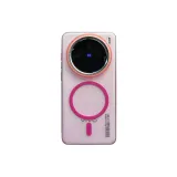 Transparent Pink[PC Sheer]Large-Hole Transparent Skin-Touch