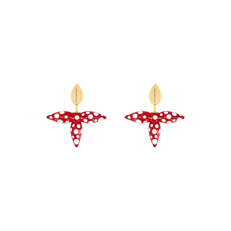 LOUIS VUITTON X Yayoi Kusama Louisette Infinity Dots Earrings-1