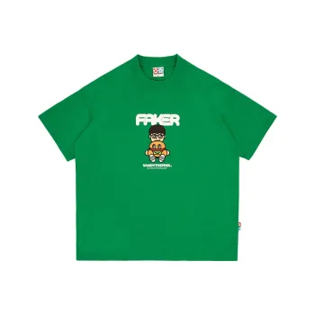 Vandy The Pink x FAKER T Shirt Unisex Green