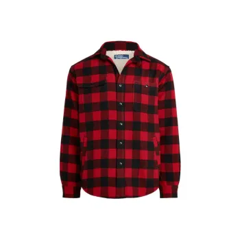 Polo Ralph Lauren Jackets Men Black Red