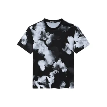 ANDREW MACKENZIE SS24 T Shirt Men's Black White
