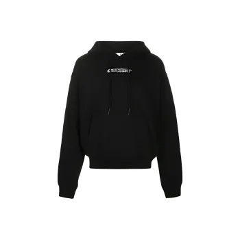 OFF WHITE Oversize Fit Painters Hoodie