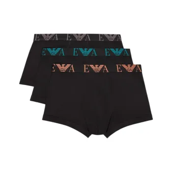 EMPORIO ARMANI Three pack Of Boxer Briefs With Bold Monogram Logo