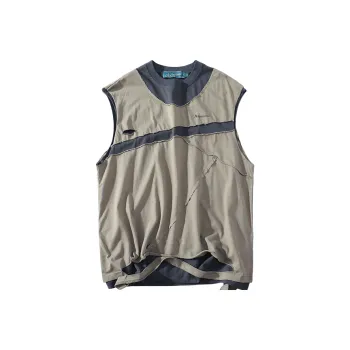 A SQUARE ROOT Tank Tops Unisex Gray Blue