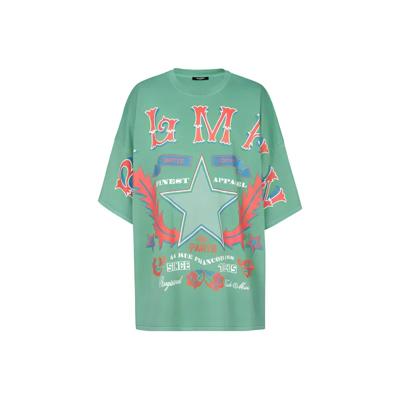 BALMAIN Graphic-print Cotton T-shirt-0