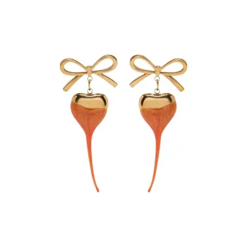 Ottolinger Bow Heart Earrings