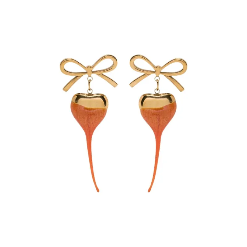 Ottolinger Bow Heart Earrings-0