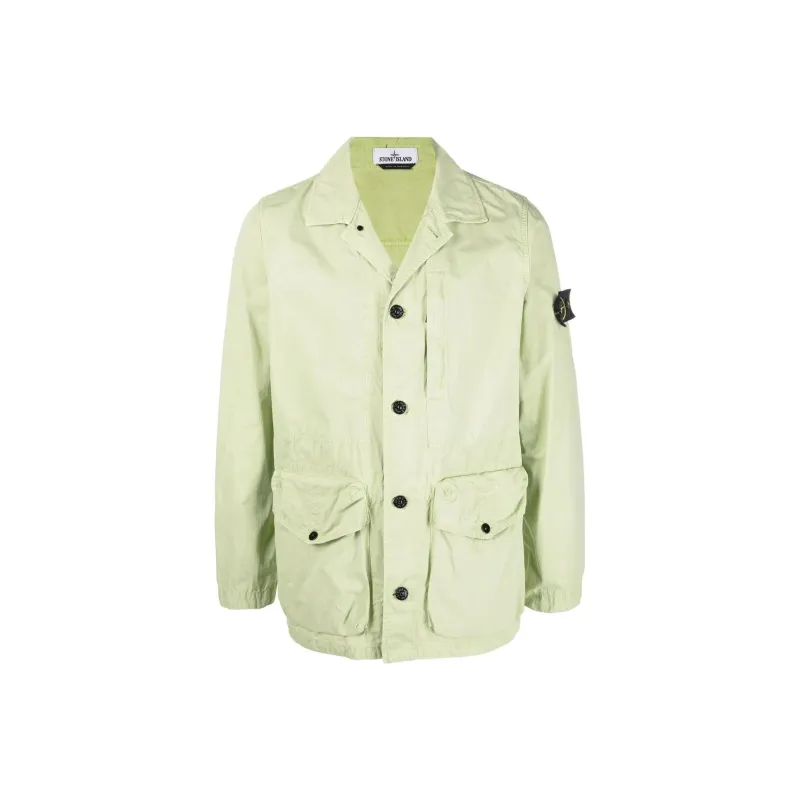 STONE ISLAND Jackets Men Yellow-0