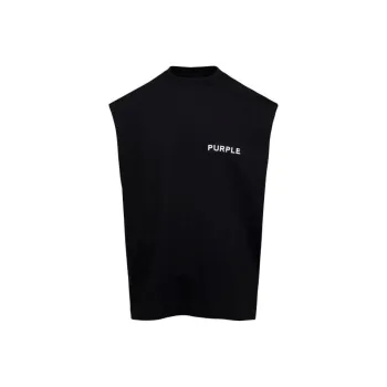 PURPLE-BRAND Tank Tops Men's Black