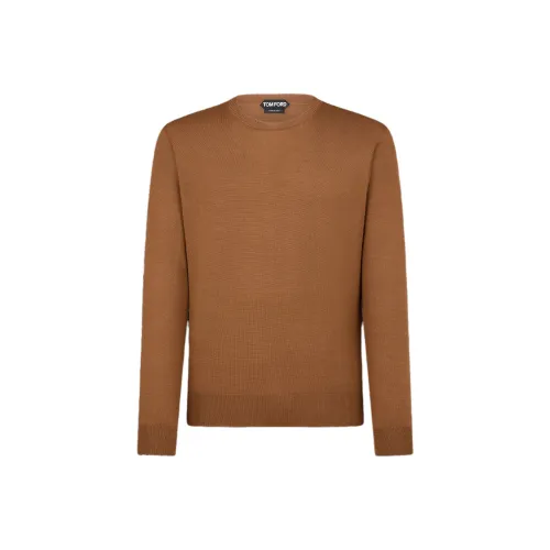 TOM FORD FW24 Knitwear Men's Whiskey Color