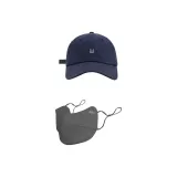 Navy blue + mask