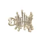 Gold Irregular Claw Clip