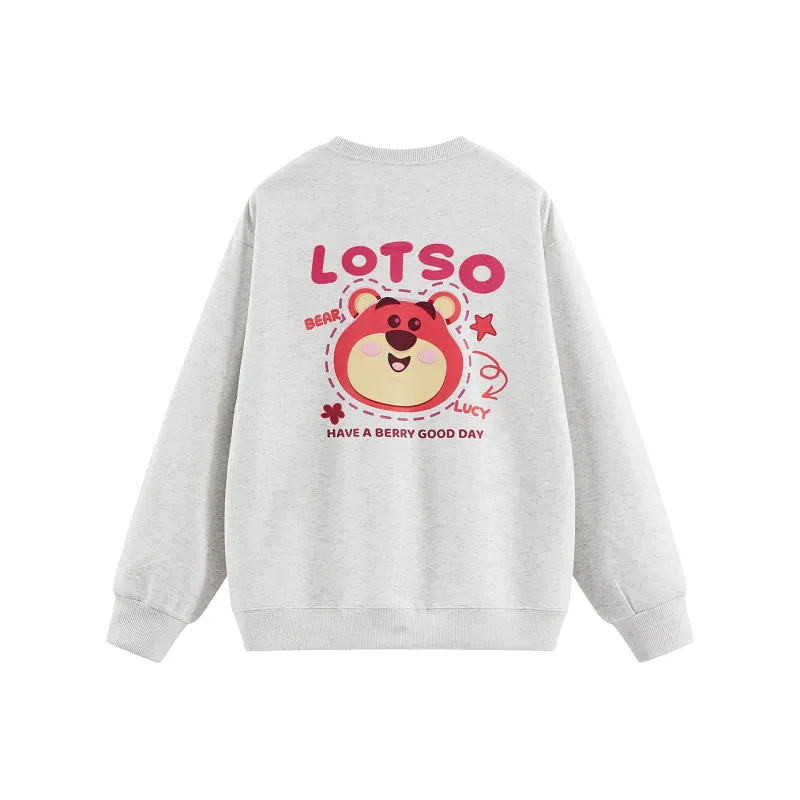 Disney Strawberry Bear Series Sweatshirts Unisex-0