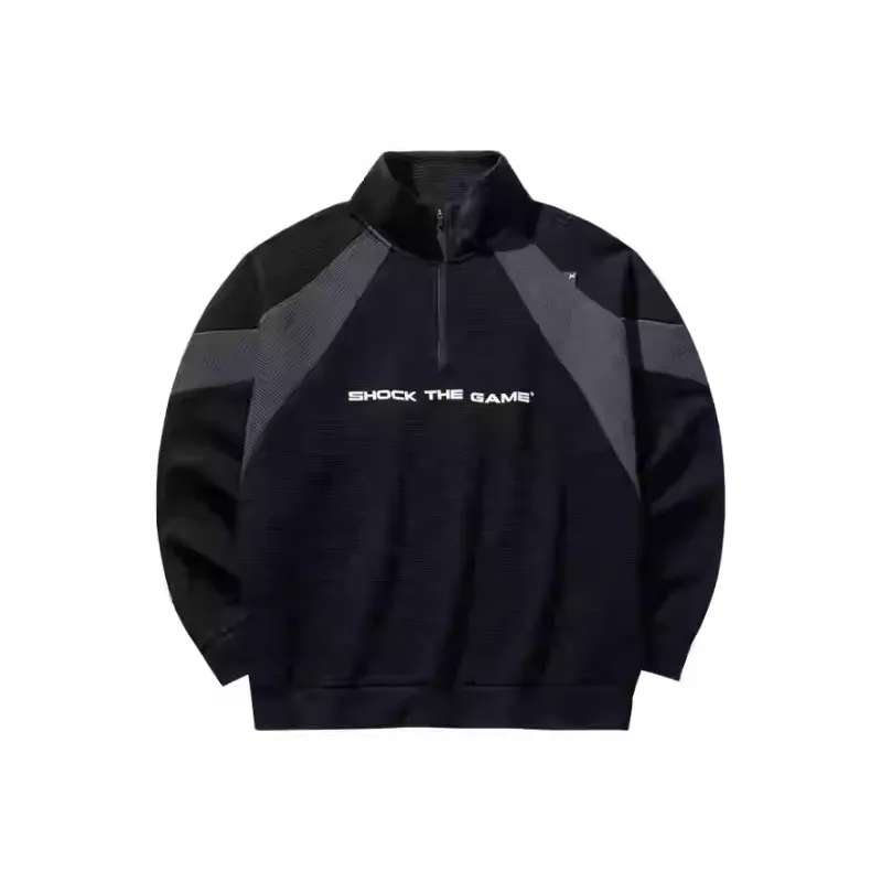 Anta Basketball Collection Sweatshirt Men's Basic Black/Crab Gray-0
