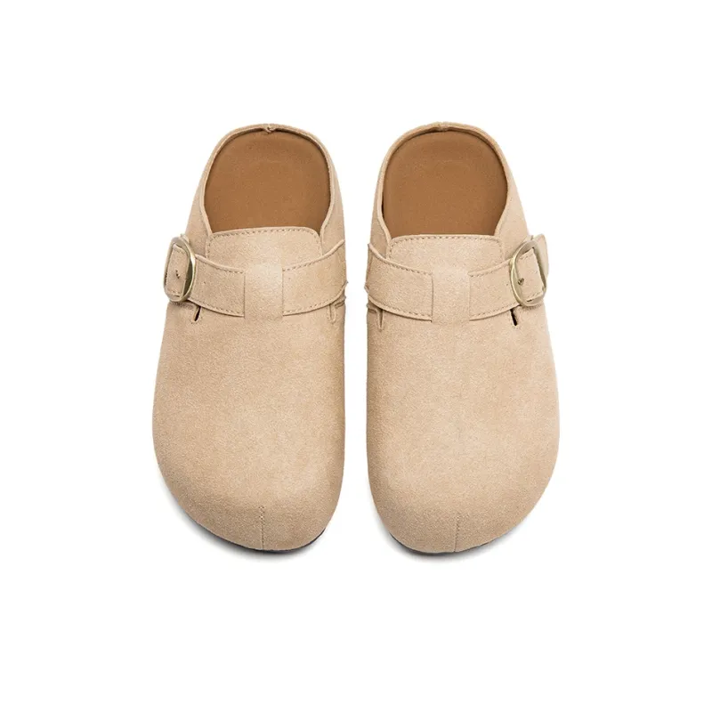 H2 Rubber Sole Abrasion Resistant Slip Resistant Closed Toe Slippers Women's-27